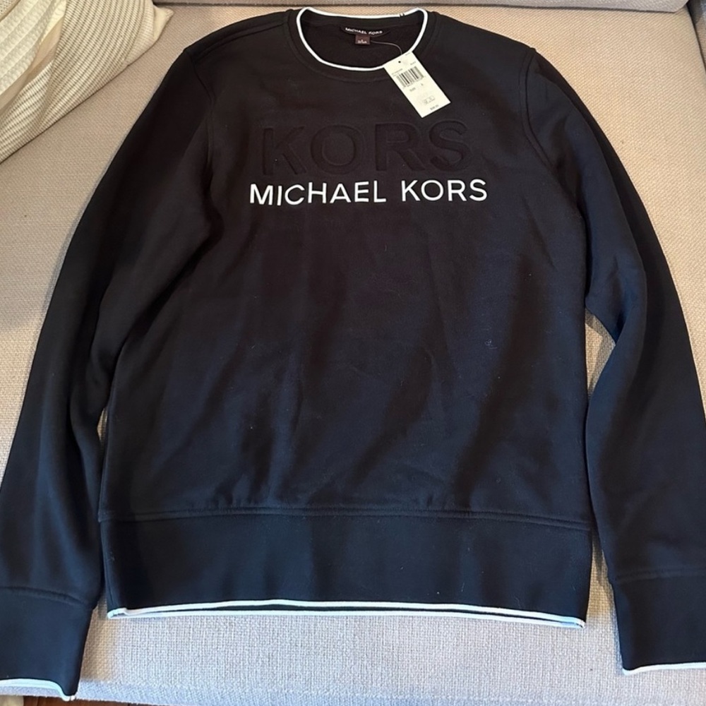 Michael Kors Black Crewneck Sweater